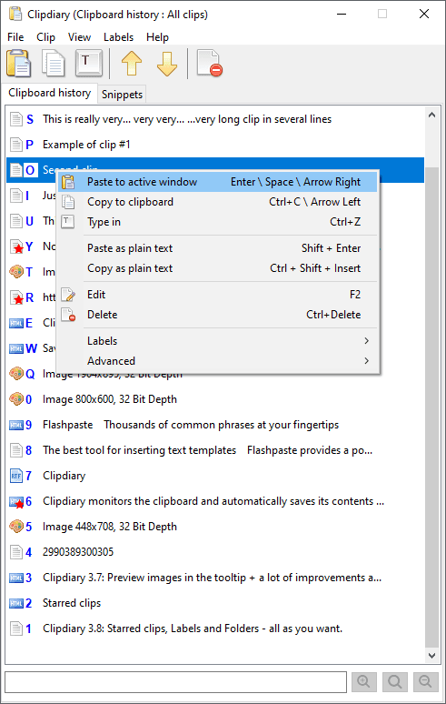 Clipboard Manager saves everything that is copied to clipboard. Plus templates!